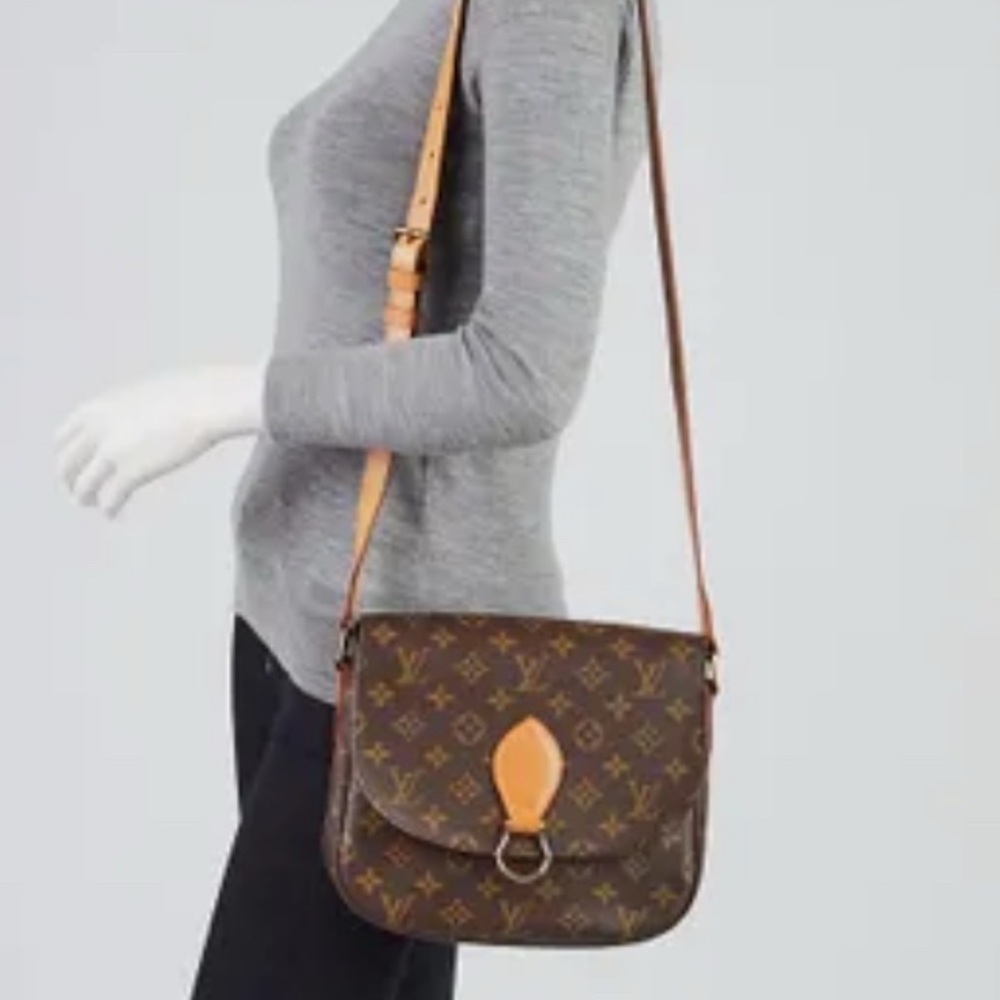 💯% Authentic LOUIS VUITTON Saint Cloud GM Monogram Shoulder Bag